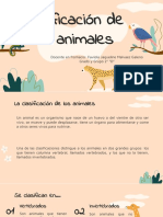 Clasificación de Los Animales