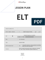 Lesson Plan Beyond Merdeka Belajar A1 - Unit 6