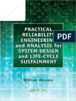 Practical Reliability Engineering and Analysis For System Design and Life Cycle Sustainment William R. Wessels Edisi 1 2010