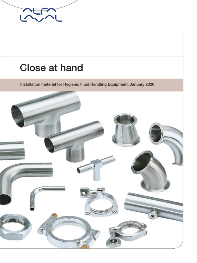 Alfa Laval Complete Fittings Catalog PDF Valve Heat Exchanger
