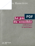 Jacques Rancière - Le Partage Du Sensible _ Esthétique Et Politique-La Fabrique (2000)