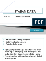 Statistik Pert.2 (Penyajian Data Tak Terkelompok)