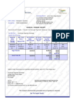 LIC policy renewal receipts