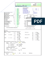 Rectangular Machine or Tank Footing Design Based On ACI 318-19