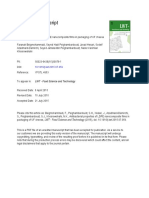 Antibacterial Properties of LDPE Nanocomposite Films in Packaging of UF Cheese