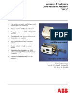 Actuators & Positioners Linear Pneumatic Actuators: Data Sheet