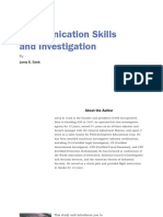 2-Communication Skills and Investigation