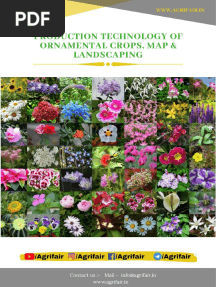 Production Technology of Ornamental Crops MAPs and Landscaping
