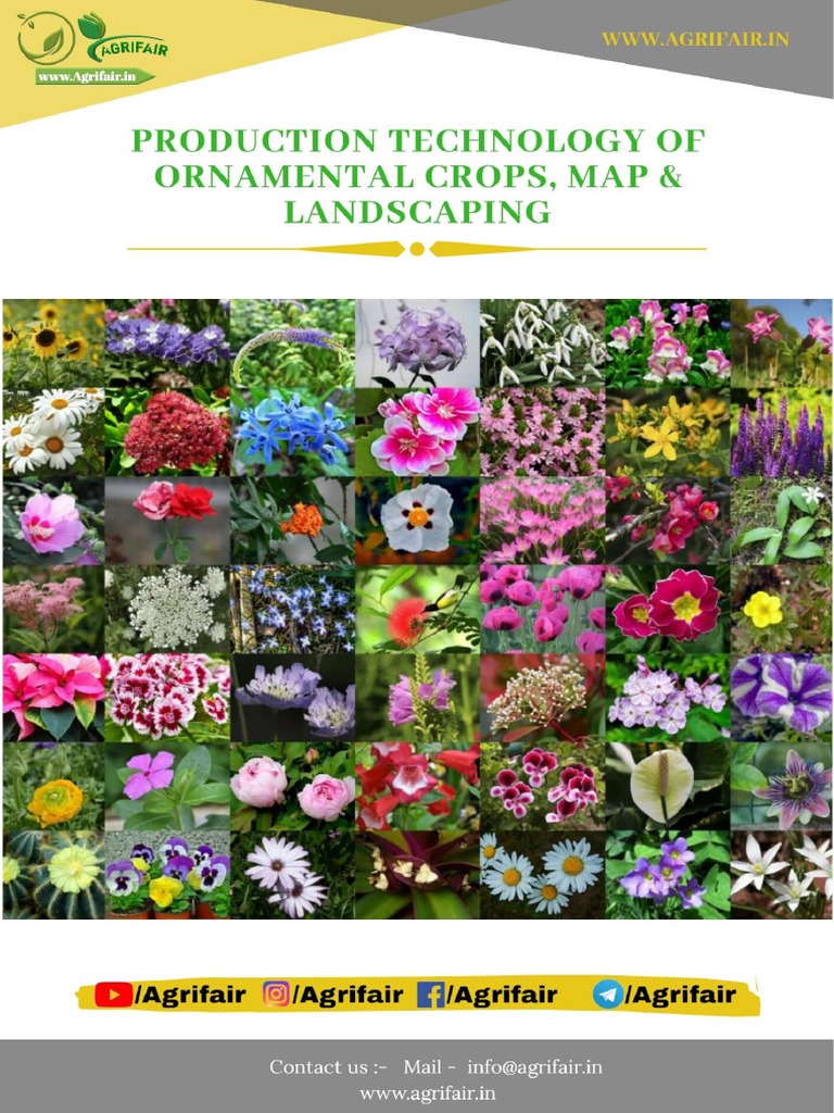 Production Technology of Ornamental Crops MAPs and Landscaping PDF