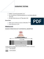 Radiographic Testing