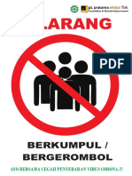 DILARANG BERKUMPUL