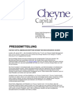 Cheyne Capital Immobilien-Debtfond Gewinnt Bei Den Eurohedge Awards