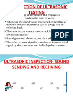 Introduction of Ultrasonic Testing