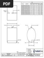 TNS Single Wall Horizontal Skid Tanks Drawing