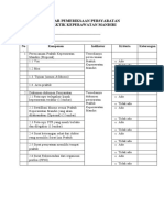 Lampiran 4 - Daftar Pemeriksaan Persyaratan Praktik Keperawatan Mandiri