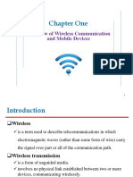 Chapter One: Overview of Wireless Communication and Mobile Devices