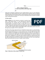 Faults, Folds, Outcrop Patterns and Geologic Maps