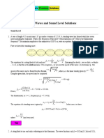 PHYS 1120 Standing Waves and Sound Level Solutions