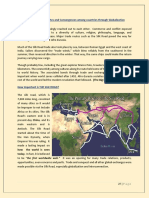 Development of Trade Routes and The Silk Road