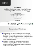 Download Rethinking Multimedia Instructional Material Design for an Equitable and Critical Pedagogy  by Kristina Schneider SN5554825 doc pdf