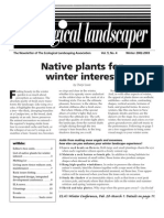 Winter 2002 The Ecological Landscaper Newsletter