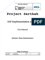 SAP PM Enduser Manual