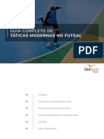 Guia completo sobre táticas modernas no futsal