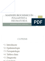 Markeri Biochimici În Poliartrita Reumatoidă - Muresan Iulia