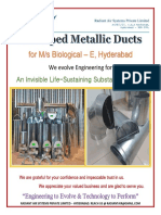 RADIANT - Metallic D Shaped Ducts