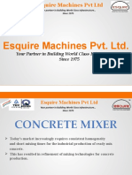 Esquire Machines Pvt. LTD.: Your Partner in Building World Class Infrastructure Since 1975