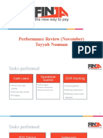 Performance Review (November) Tayyab Nouman