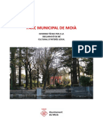 Informe Tècnic Per Declarar BCIL El Parc Francesc Viñas de Moià