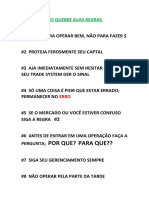 Regras Do Trader