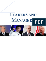 2 - Leaders and Managers
