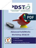 Advanced SolidWorks Surface Modelling and Assembly