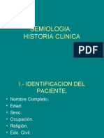 Semiologia en La Historia Clinica
