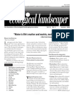 Summer 2008 The Ecological Landscaper Newsletter