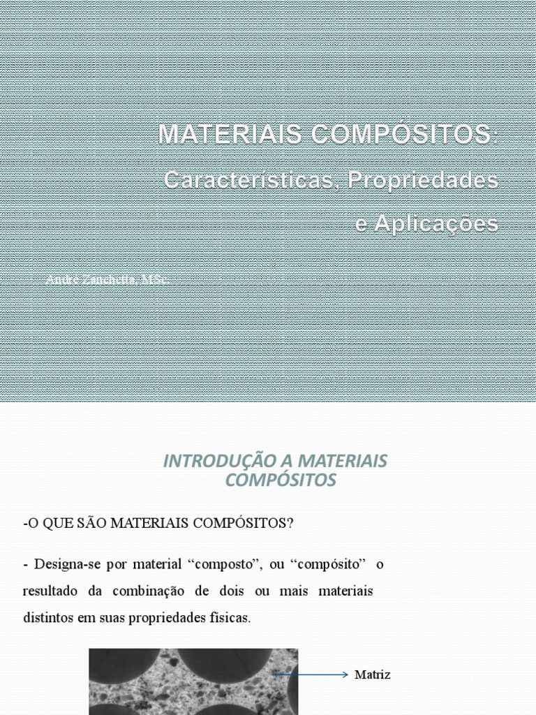 Materiais Compósitos 2 | PDF | Material composto | Física Aplicada e ...
