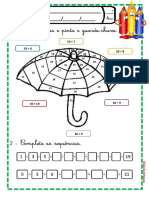 Ficha Do Guarda-Chuva - 1º Ano