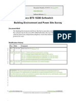 Cisco BTS 10200 Softswitch Building Environment and Power Site Survey