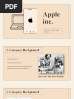 Apple Inc.: A Research Study in Apple Company