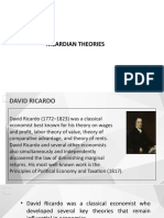 Theory of Ricardo