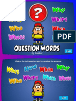 Question Words Fun Activities Games Games 70113