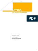 ACT100 SAP Activate Methodology