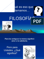 Qué Es Eso Que Llamamos Filosofia