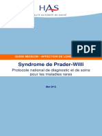 2012 - PNDS - Syndrome de Prader-Willi