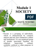 Society: Mat M. Nuestro