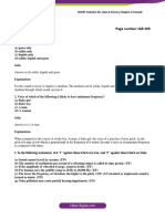 NCERT Solutions For Class 8 Science Question Chapter 13 Exercise