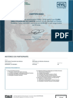 Clara Emile Franzolini Dos Santos - Certificado