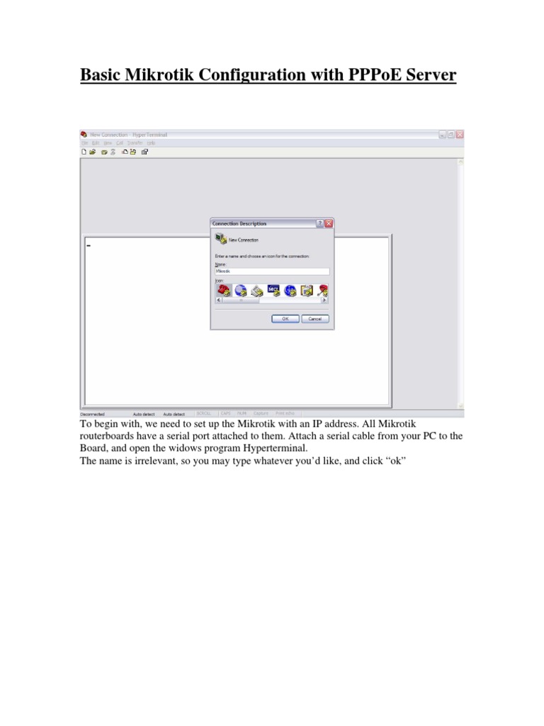 Basic Mikrotik Configuration With PPPoE Server | PDF | Wireless Lan ...